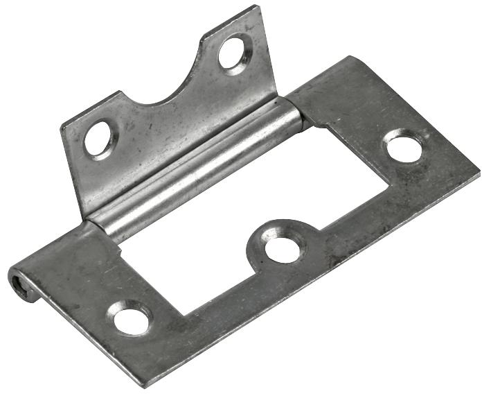 D02051 FLUSH HINGE BZP 60MM DURATOOL