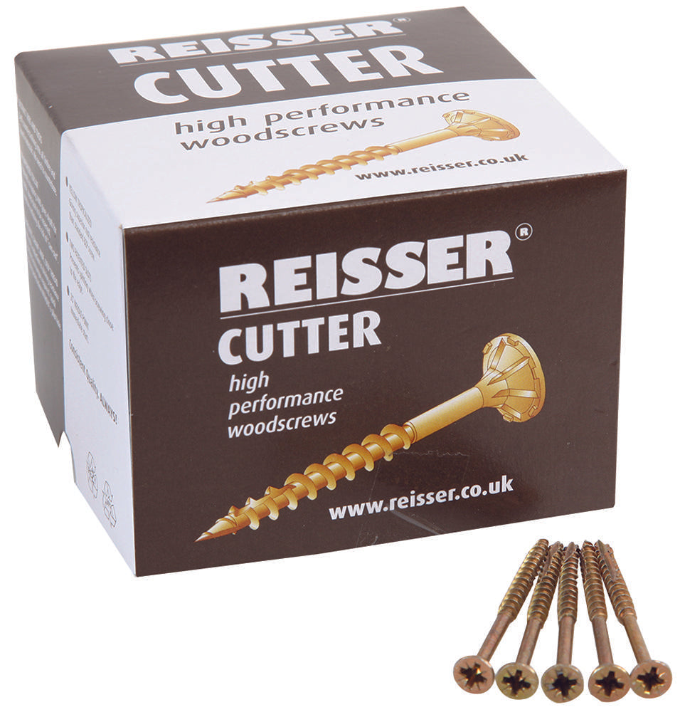 8221S220500804 CUTTER WOOD SCREW, CARBON STEEL, 80MM REISSER
