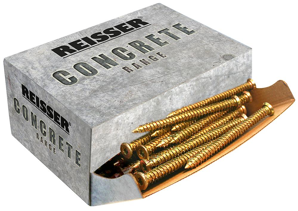 REI112CF CONCRETE FRAME SCREWS 7.5 X 112MM (100) REISSER
