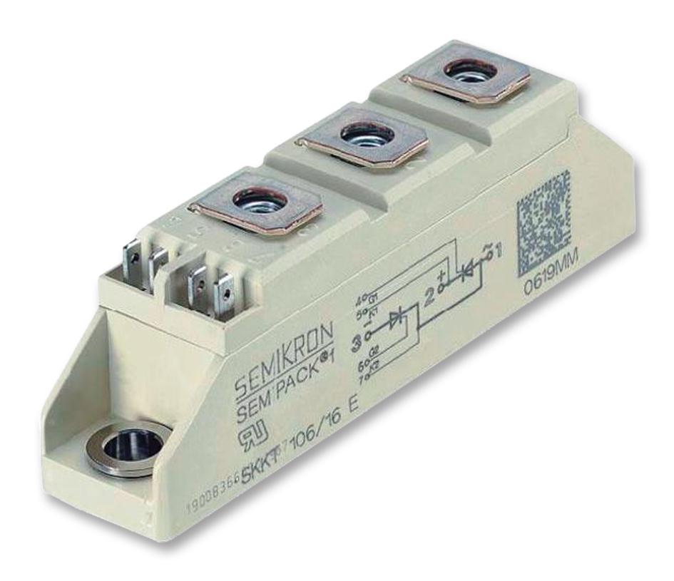 SKKT106B16E THYRISTOR MODULE, 115A, 1600V SEMIKRON
