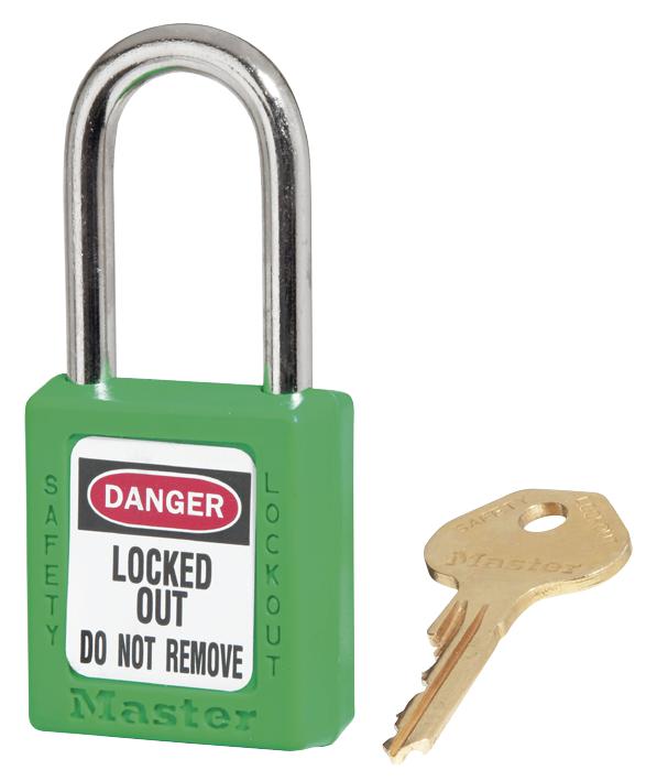 410GRN ZENEX LOCKOUT PADLOCK GREEN MASTER LOCK