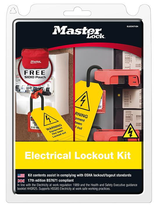 ELECKIT-EN ELECTRICAL LOCKOUT KIT MASTER LOCK