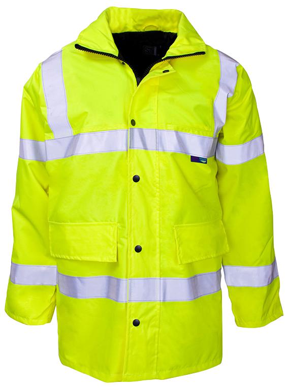 35422 HI-VIS JACKET, YELLOW, M ST