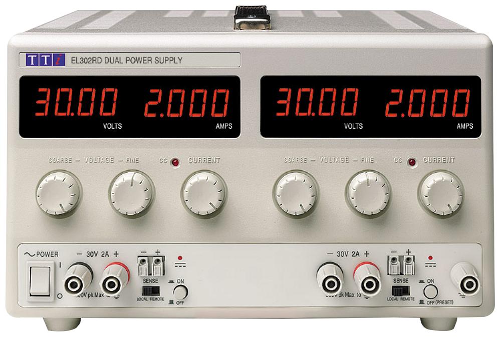 EL302RD POWER SUPPLY, 2CH, 30V, 2A, ADJUSTABLE AIM-TTI INSTRUMENTS