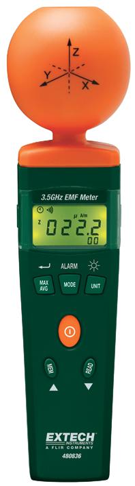 480836 RF EMF SIGNAL STRENGTH METER EXTECH INSTRUMENTS