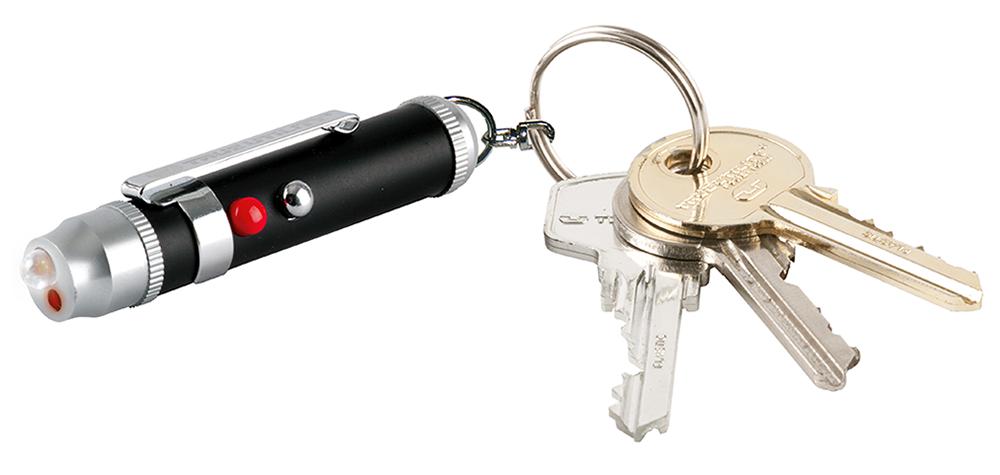 TU211 LASERLITE LED KEYRING LASER POINTER TRUE UTILITY