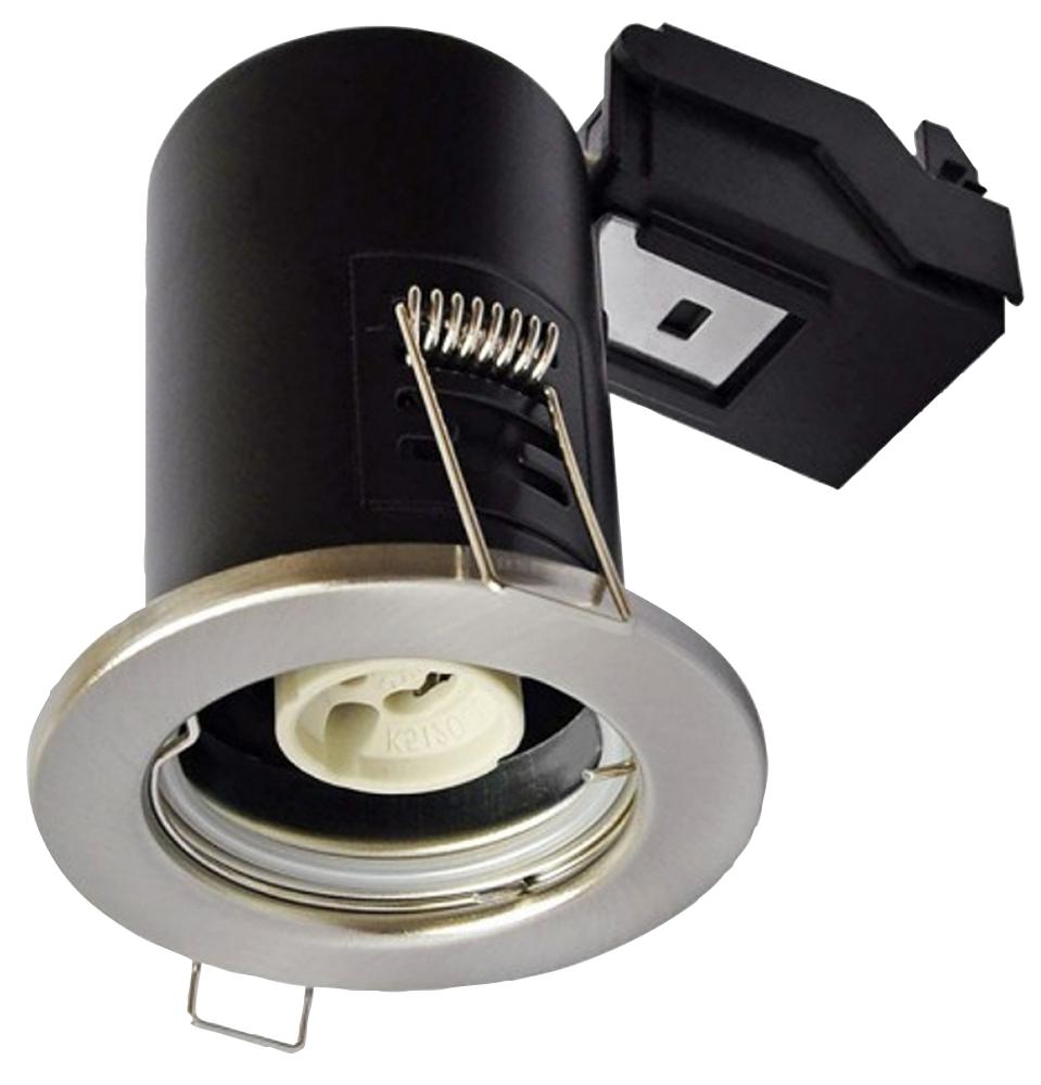 3680 VT-701 DOWNLIGHT FIRE RATED SATIN N GU10 FIX V-TAC