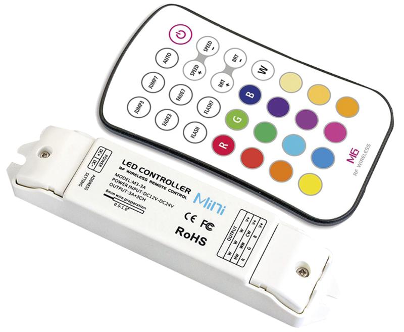 ILRC1224VCV3F3A LED RGB RF WIRELESS RECEIVER BUTTON REM INTEGRAL LED