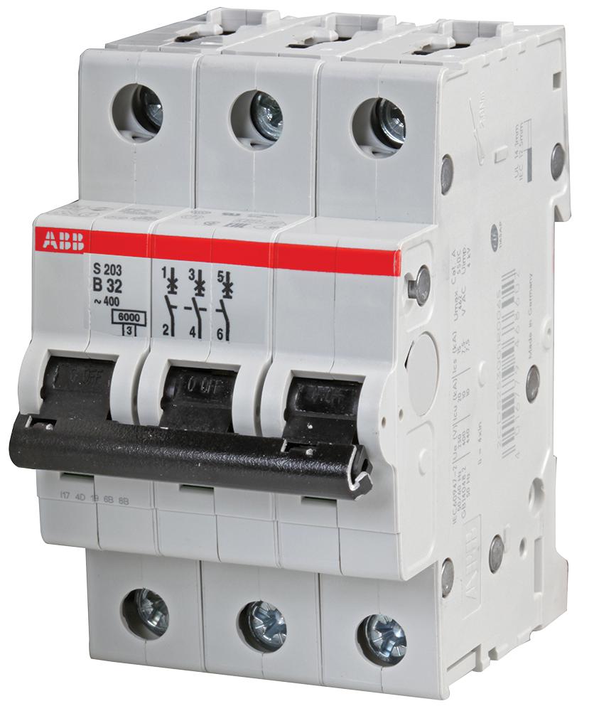 S203-B32 CIRCUIT BREAKER, THERMAL MAG, 3 POLE ABB