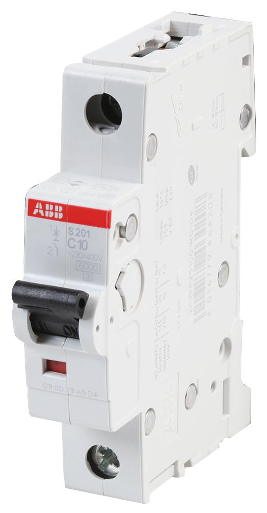 S201-C10 CIRCUIT BREAKER, THERMAL MAG, 1 POLE ABB