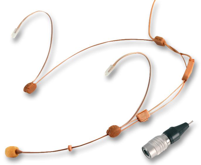 MIC-3000HRS HEADSET MICROPHONE, 20-20KHZ, 1M PULSE