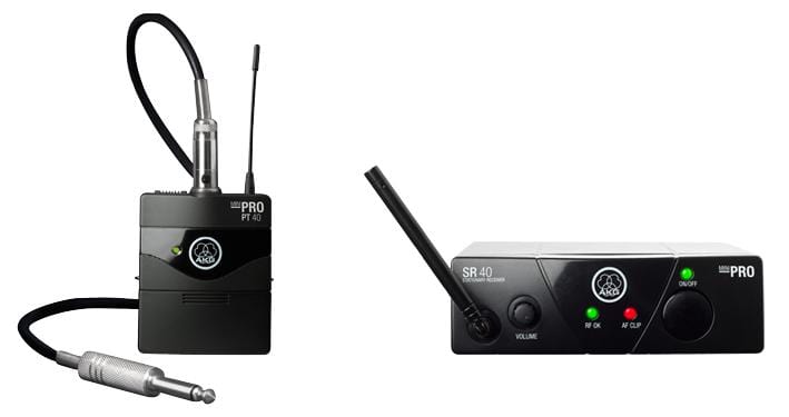 WMS 40 MINI INSTRUMENT SET ISM2 INSTRUMENT MIC, WIRELESS, 864.375, CH70 AKG