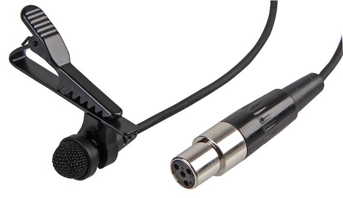 MIC-X2 LAVALIER MICROPHONE, 4 PIN MINI XLR TRANTEC