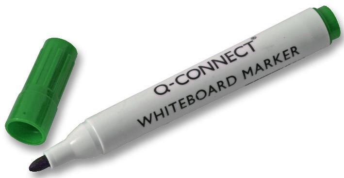 KF26009 MARKER WHITEBOARD 10PK GREEN Q CONNECT