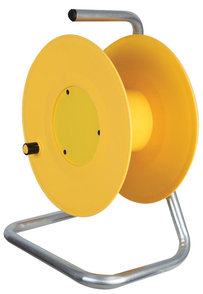 8063 EMPTY CABLE STORAGE DRUM, YELLOW PRO ELEC