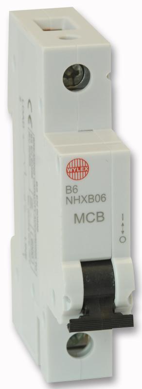 SFNHXB06 WYLEX 6A SP TYPE B MCB 6KA WYLEX