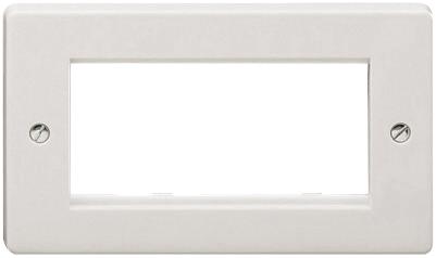 7094 4 MODULE MOULDED PLATE - EACH CRABTREE