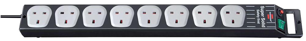 1153343628 EXTENSION SOCKET 8-WAY 2.5M 13A BRENNENSTUHL