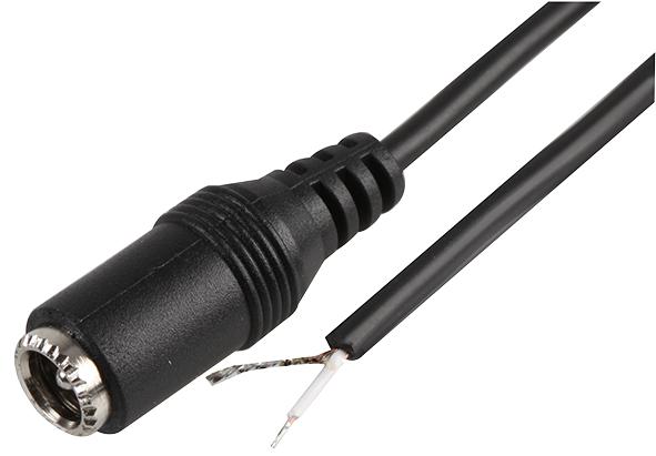 PPW00010 LEAD, DC POWER, 2.1MM SKT - BARE END, 3M PRO POWER