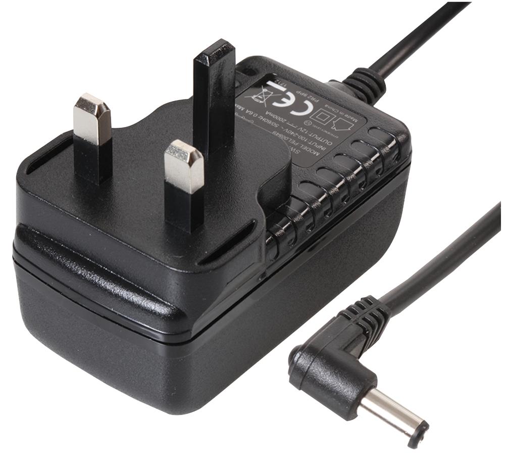 PEL00851 AC-DC PSU 12V 2A 2.5MM RA DC PLUG PRO ELEC