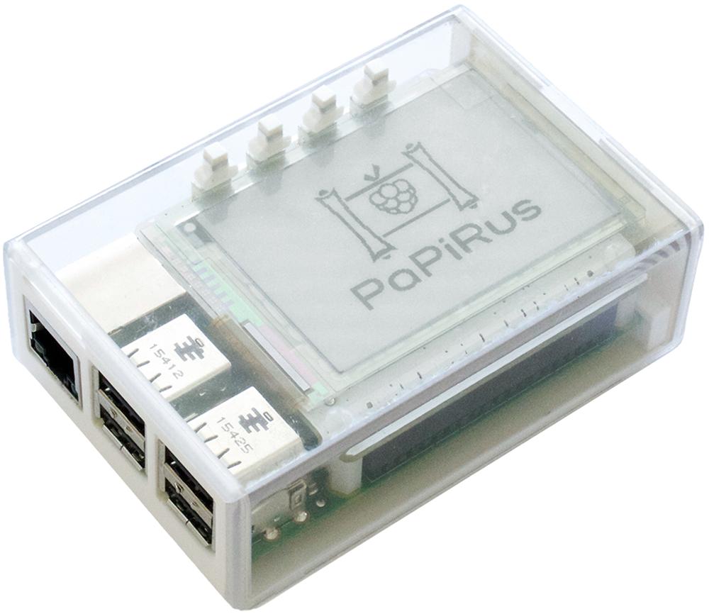 PAPIRUS CASE CASE FOR RASPBERRY PI AND PAPIRUS HAT PI SUPPLY