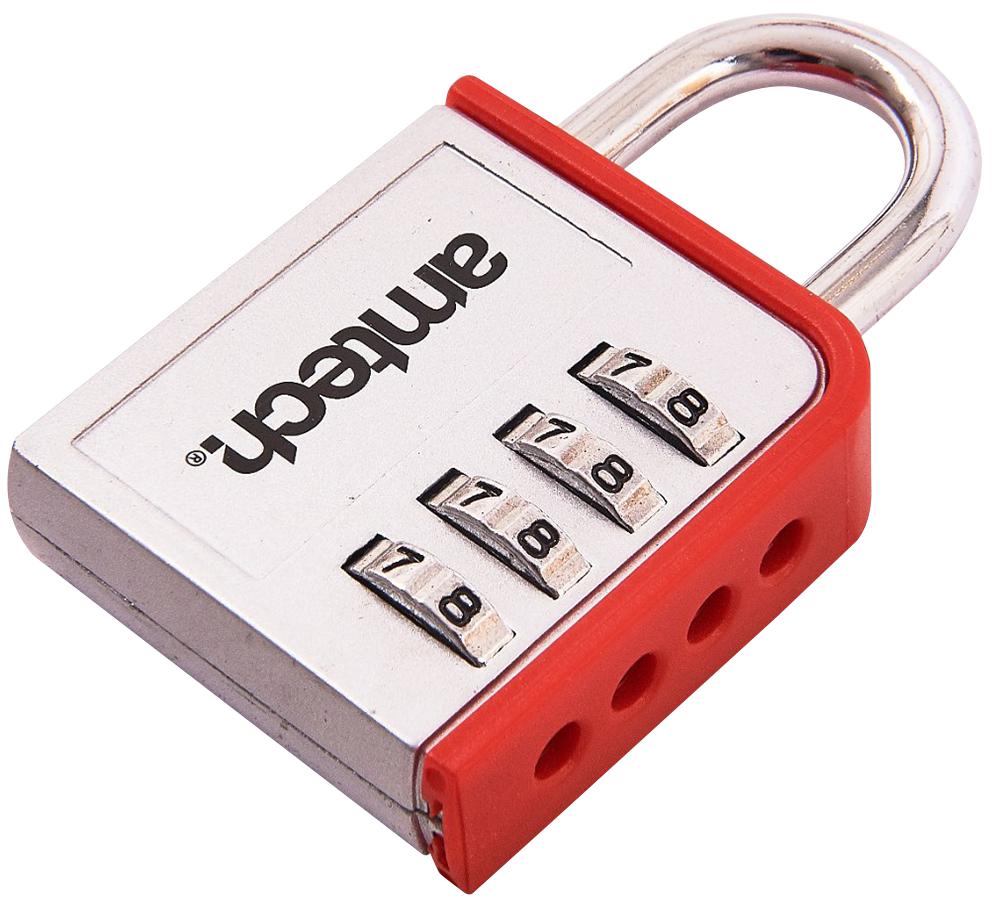 T1142 4 DIGIT ZINC COMBINATION PADLOCK AMTECH