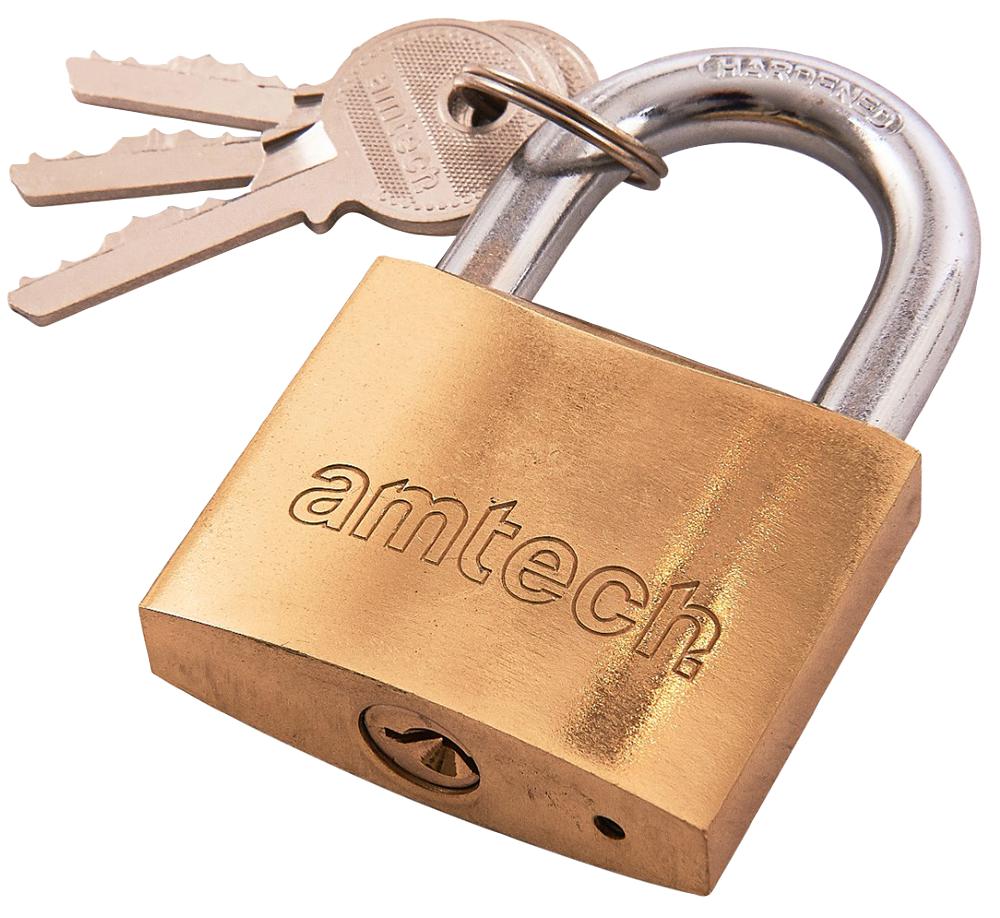 T1300C 50MM BRASS PADLOCK AMTECH