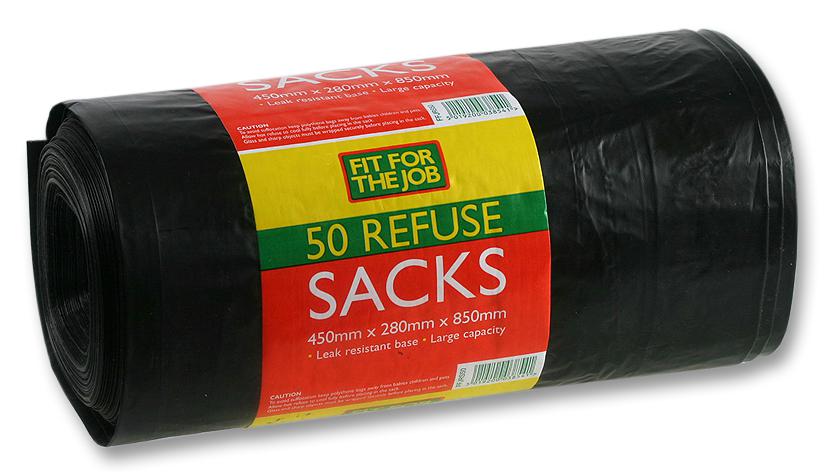FFJRS50 REFUSE SACKS, 50PK PRODEC