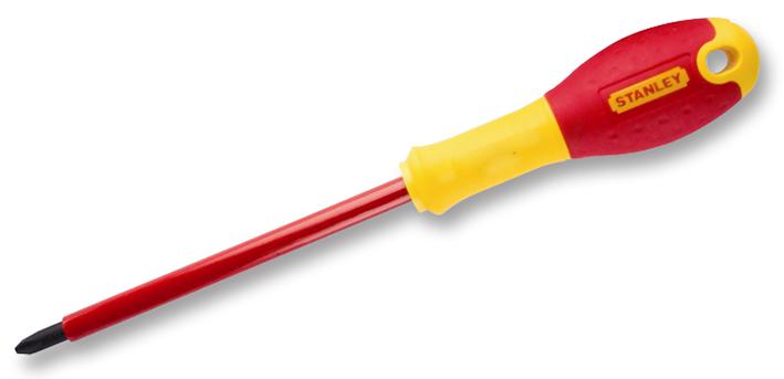1-65-416 SCREWDRIVER, VDE, PH2 X 125MM STANLEY FAT MAX
