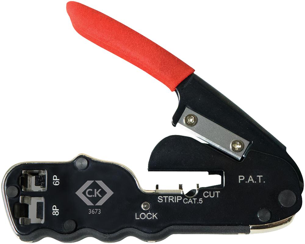 T3673 COMPACT HAND CRIMP TOOL, MODULAR PLUG CK TOOLS