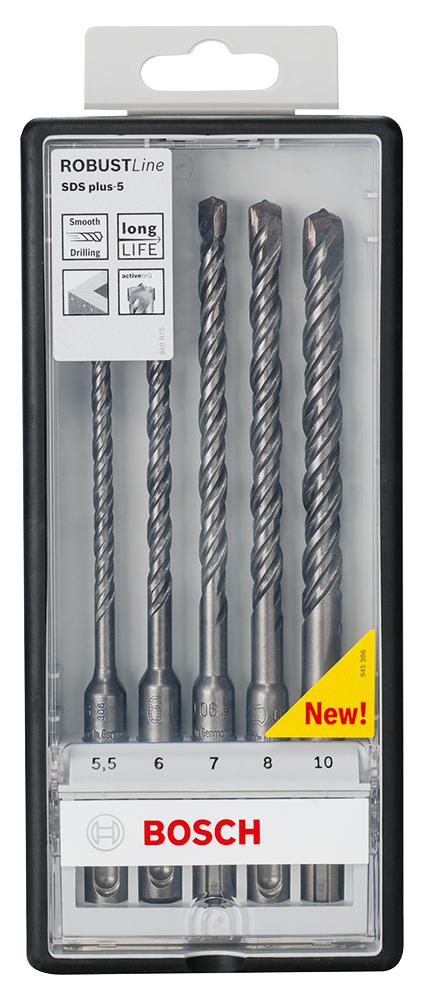 2607019929 SDS PLUS-5 DRILL BIT SET - 5PC BOSCH