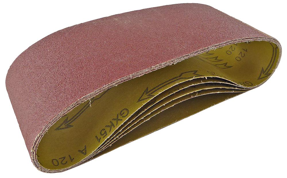 AB100610F SANDING BELT 100MM X 610MM 120GRIT (PK5) TOOLPAK
