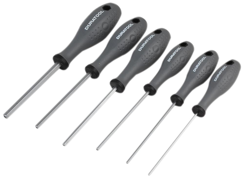 D03444 TAMPERPROOF HEX SCREWDRIVER SET, 6 PIECE DURATOOL