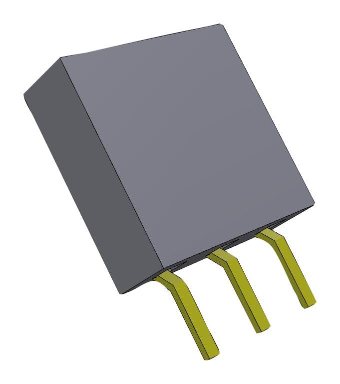 SAMTEC Board-to-Board BCS-103-L-S-TE CONNECTOR, RCPT, 3POS, 1ROW, 2.54MM SAMTEC 2984469 BCS-103-L-S-TE