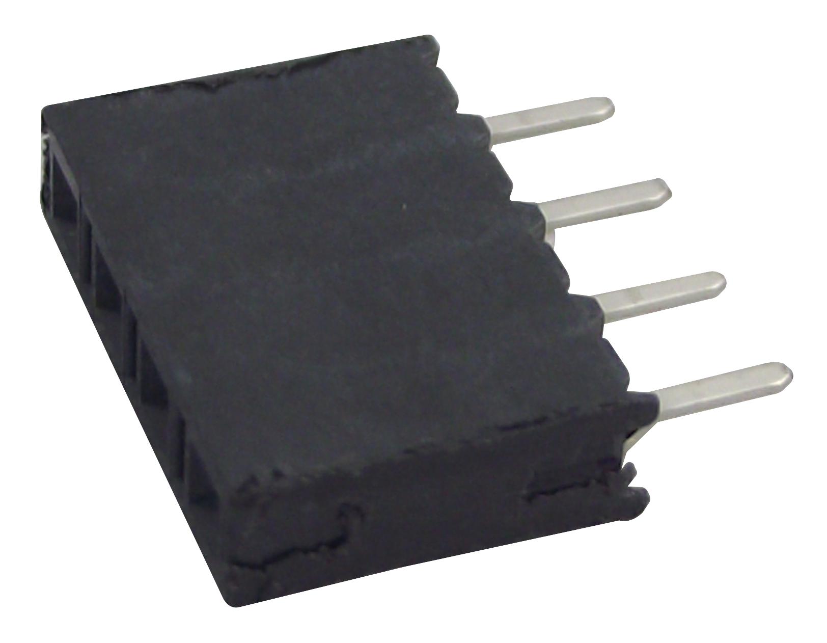 SAMTEC Board-to-Board BCS-104-L-S-TE RECEPTACLE, 2.54MM, VERT, 4WAY SAMTEC 1667470 BCS-104-L-S-TE