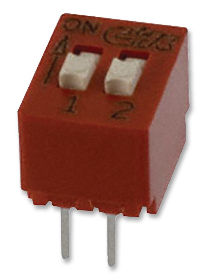 C&K COMPONENTS SIP/DIP BD02 SWITCH, 2 WAY, SPST, THT C&K COMPONENTS 2319977 BD02