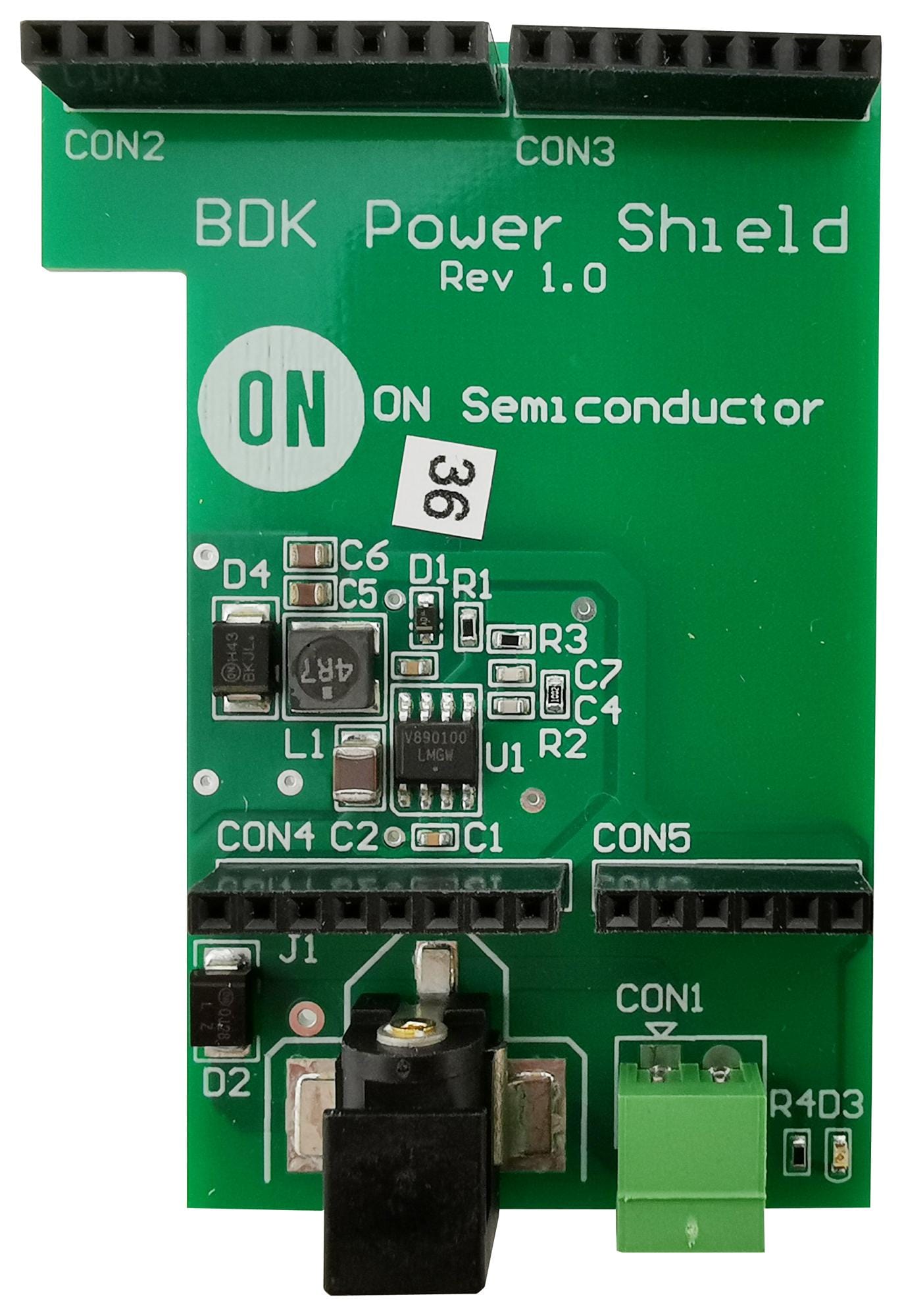 ONSEMI Analog Development Kit Accessories BDK-DCDC-GEVB ADAPTER BOARD, ACTUATOR SHIELD ONSEMI 2981068 BDK-DCDC-GEVB