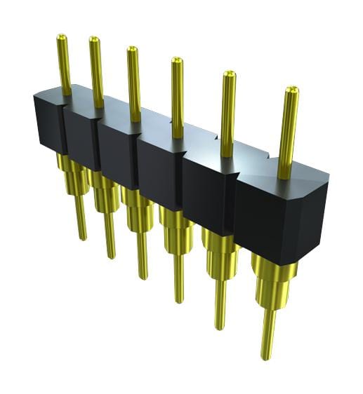 SAMTEC Stacking BHS-119-G-A CONNECTOR, HEADER, 19POS, 1ROW, 2.54MM SAMTEC 3675523 BHS-119-G-A