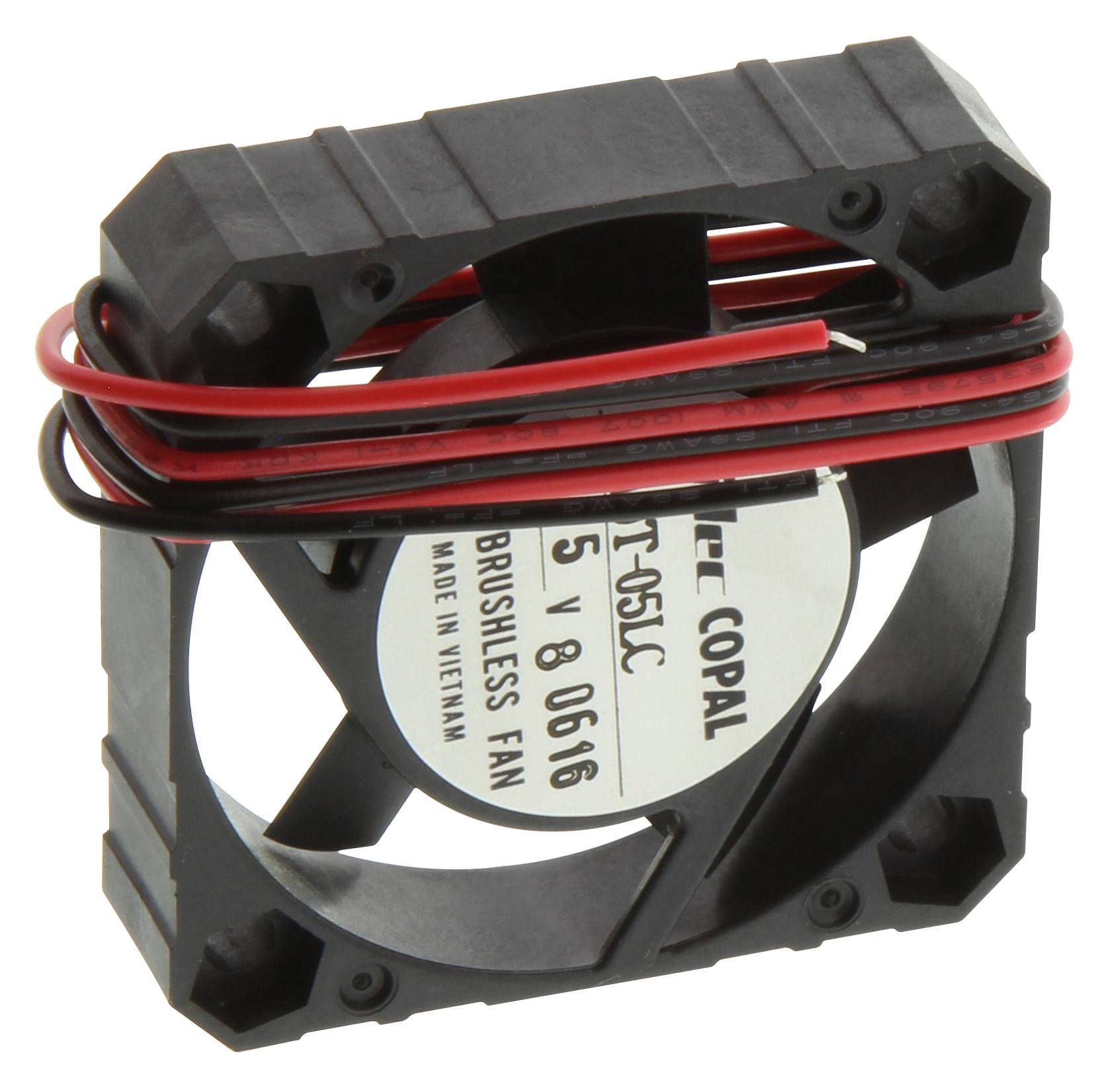 NIDEC COPAL ELECTRONICS Axial F410T-05LC AXIAL FAN, 40MM, 5VDC, 3.884CFM, 12DBA NIDEC COPAL ELECTRONICS 2856037 F410T-05LC