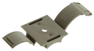 ARC.68-S6-Q14 - Fastener, Clincher™ Screw Mt, Adjustable Releasable Cable Clamp, PP (Polypropylene), Grey, 25.4 mm - PANDUIT