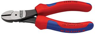 74 02 140 - NIPPER, H/L DIAGONAL CUTTING, 140MM - KNIPEX