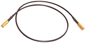 1337816-1 - RF / Coaxial Cable Assembly, SMB Plug to 90° SMB Plug, RG174, 50 ohm, 9.84 ", 250 mm, Black - GREENPAR - TE CONNECTIVITY