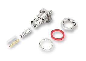 B6421E1-ND3G-6-75 - RF / Coaxial Connector, BNC Coaxial, Straight Bulkhead Jack, Crimp, 75 ohm - AMPHENOL RF