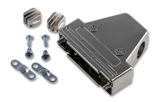 MHTRI-M-25-K - D Sub Backshell, Metallised, MHTRI-M, DB, 45°, 180°, 45°, Metal Body - MH CONNECTORS
