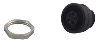 09 0998 00 05 - Circular Connector, 710 Series, Panel Mount Receptacle, 5 Contacts, Solder Socket - BINDER