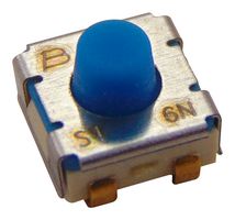 7914J-1-000 - Tactile Switch, 7914, Top Actuated, Surface Mount, Round Button, 300 gf, 100mA at 16VDC - BOURNS