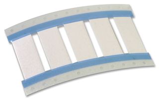 TMS-SCE-1/2-2.0-9 - Wire Marker, TMS SCE Thin Wall, Heat Shrinkable Sleeve, PO (Polyolefin), White, 12.7mm x 50mm - RAYCHEM - TE CONNECTIVITY