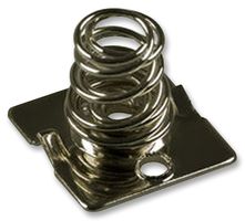 5202 - Battery Contact, AA, A, Solder Tab, Steel, Nickel Plated Contacts - KEYSTONE