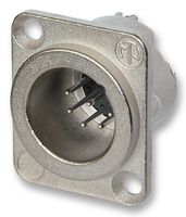 NC7MD-LX - XLR Connector, 7 Contacts, Plug, Panel Mount, Silver Plated Contacts, Metal Body, DLX - NEUTRIK