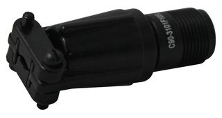 C90-3101F10SL-4P - Circular Connector, Cable Mount Receptacle, 2 Contacts, Solder Pin, Aluminium Alloy Body - HARWIN